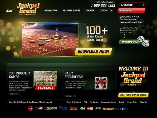 Jackpot Grand Homepage