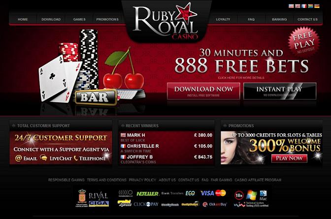 Ruby Royal Casino Lobby